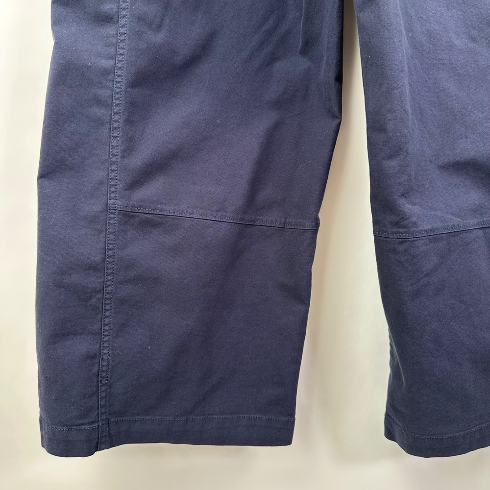 Banana Republic Mid Rise Relaxed Painter Pull On Pants LT Large Tall Navy NWT - Picture 11 of 13
